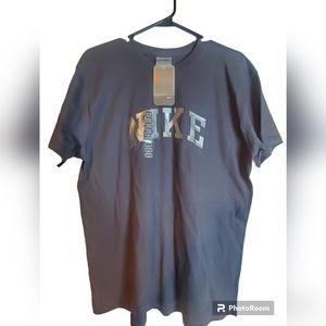 Nwt nos Nike Size Medium dark Gray Shirt tshirt top  men's